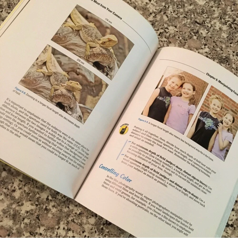 Book Digital Photography Dummies camera cellphone 6th edition 2008 paperback